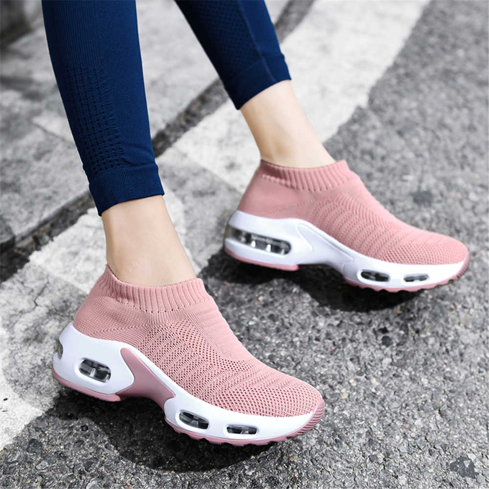 Women Shoes Sneakers - Duże Rozmiary Buty Damskie na Obcasie