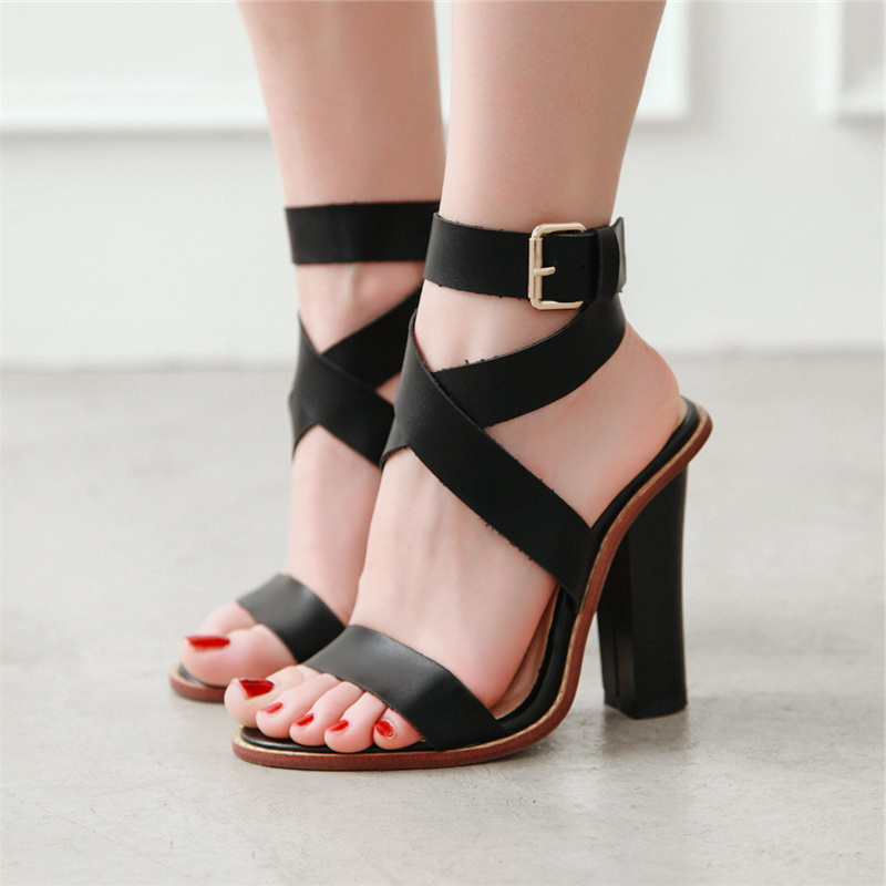 Women'S Shoes Veja - Damskie sandały gladiatorki wysokie obcasy letnie