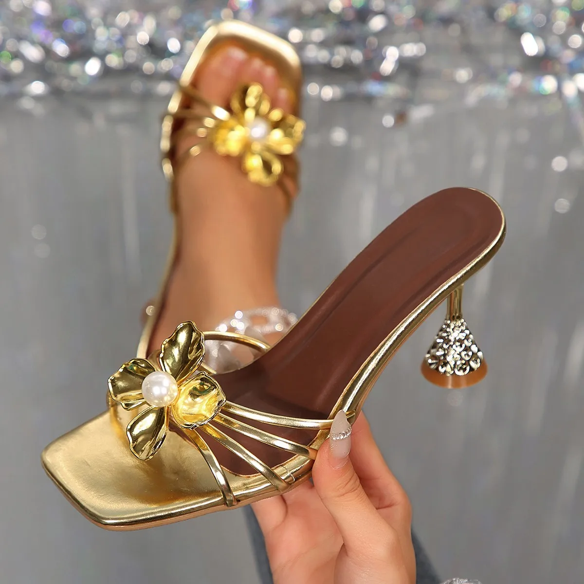 Women Shoes Formal - Sandały damskie w stylu vintage z