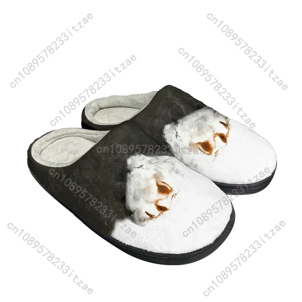 Women Shoes Myer - Modne kapcie z bawełny z motywem
