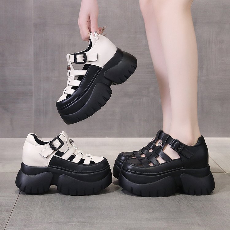 Women'S Shoes Red Bottoms - Sandały Letnie Nowość Gruba Podeszwa Piankowa