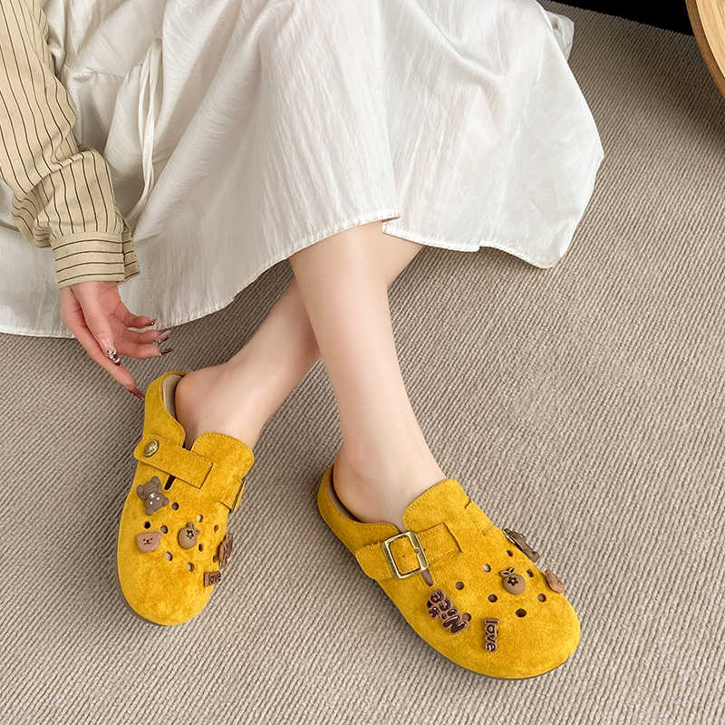 Women Shoes Types - Sumer Strips Luksusowe Mokasyny Damskie Klapki