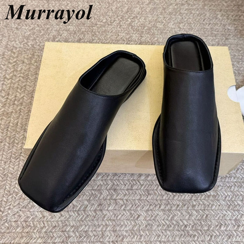 Slip On Mule Flat - Klapki damskie z zakrytymi palcami, ze