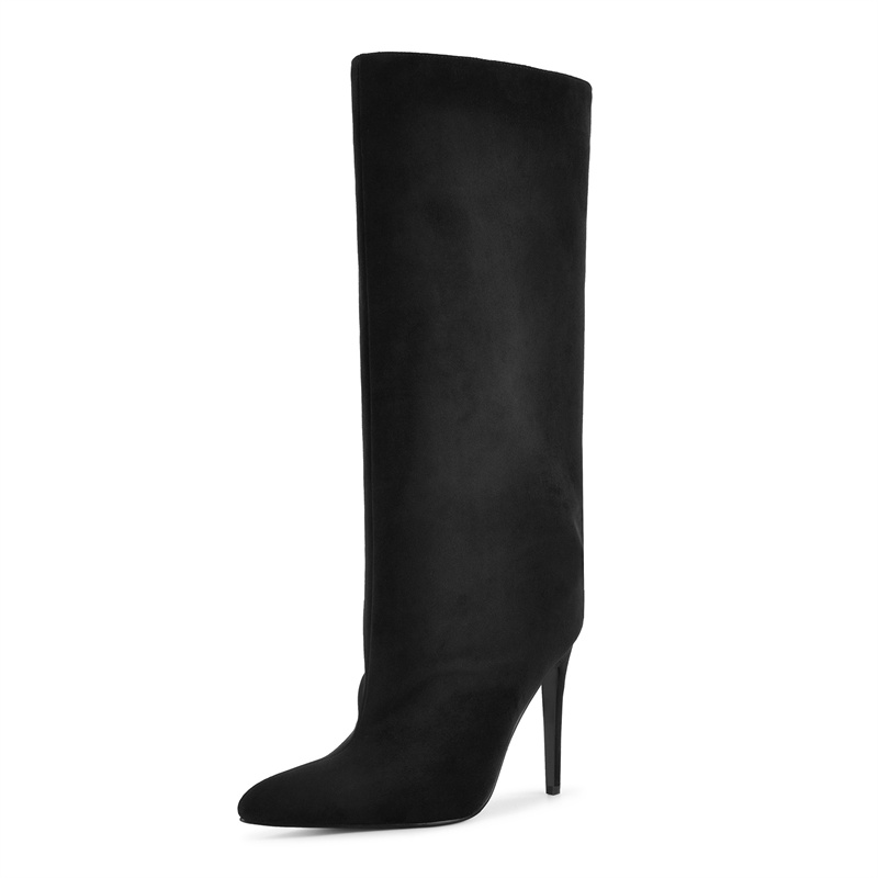 Onlymaker Czarne Kozaki za Kol – Women'S Shoes Wide Width recenzja i cena