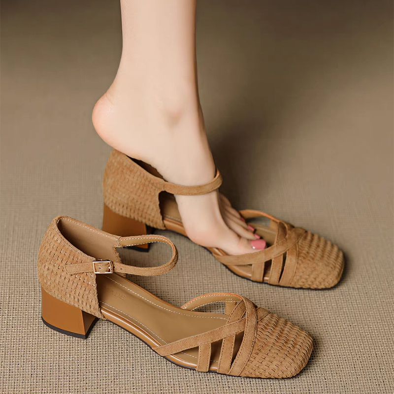 Retro Plecione Sandały na Wyso – Women'S Shoes Veja recenzja i cena