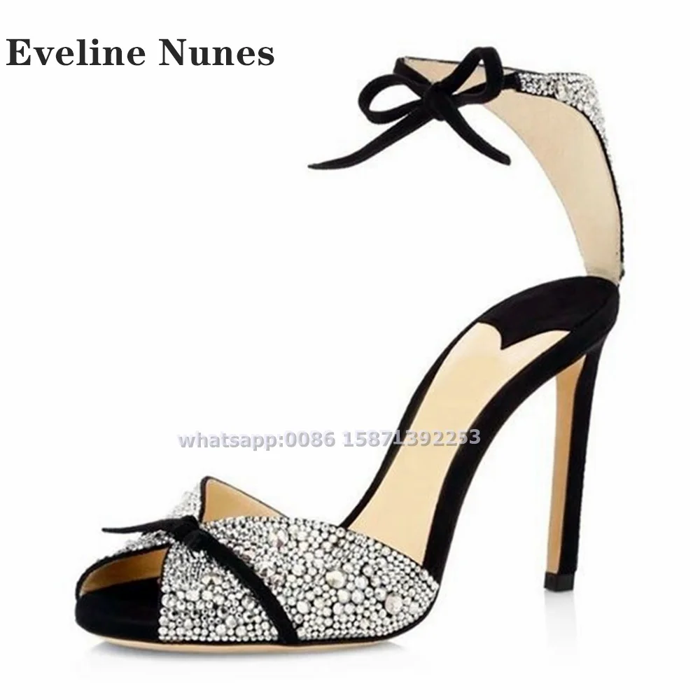 Bow Rhinestone Ankle Strap San – Women Shoes Formal recenzja i cena