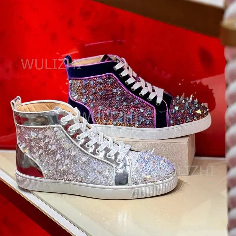 Ciemnofioletowe sneakersy męsk – Women'S Shoes Red Bottoms recenzja i cena