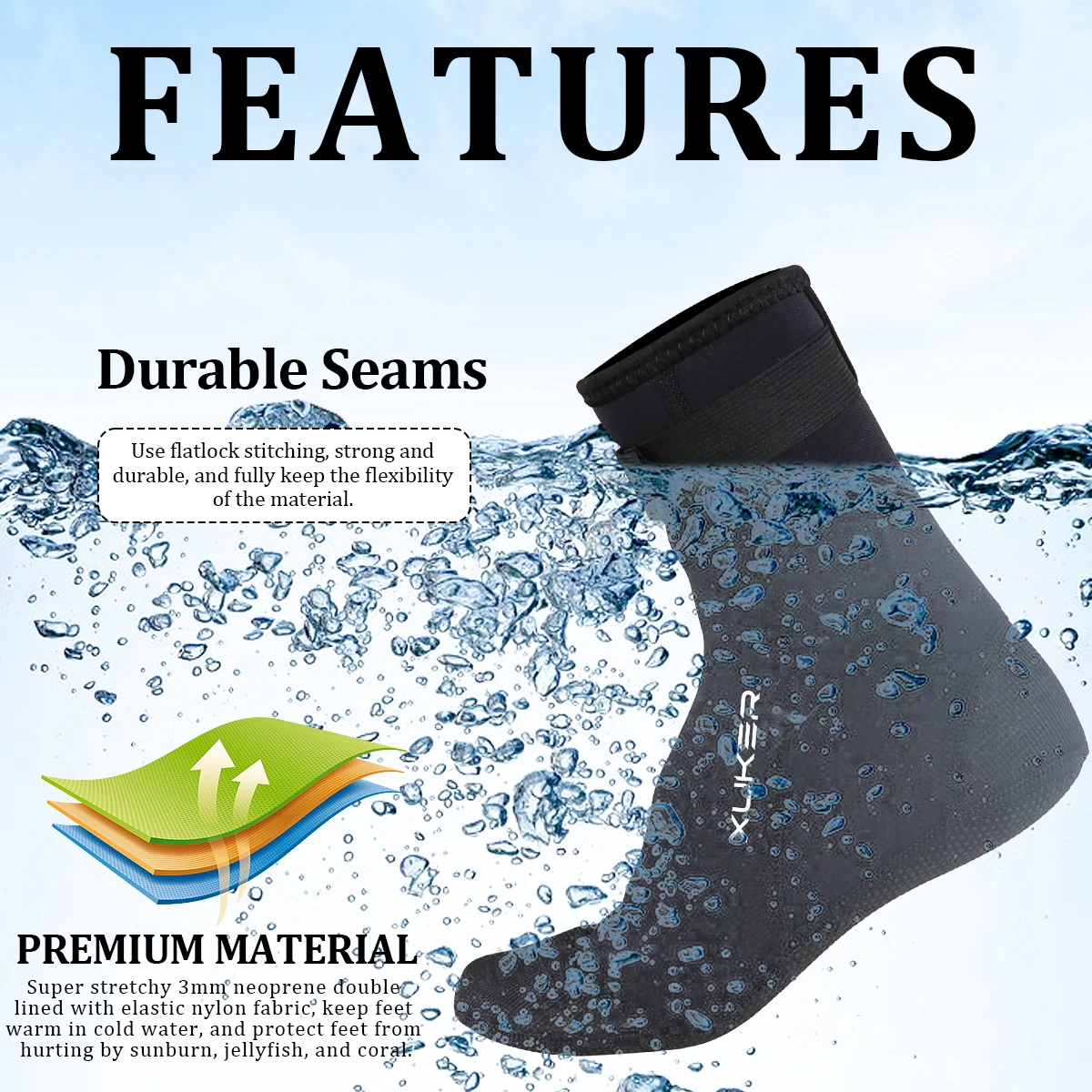Męskie damskie 3mm skarpetki n – Women'S Shoes Neuropathy recenzja i cena
