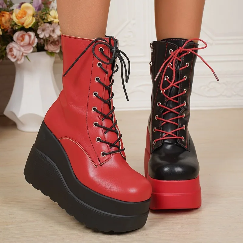 Botki motocyklowe w stylu punk – Women'S Shoes Red Bottoms recenzja i cena