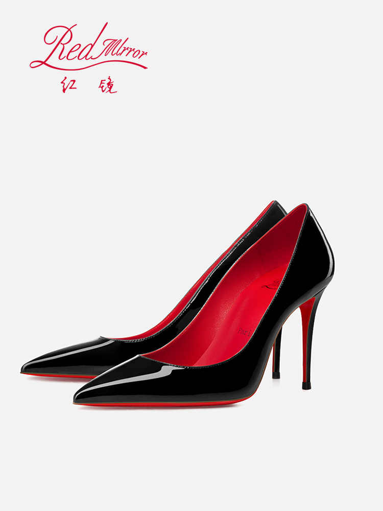 Nagi kolor Wysokie obcasy Czer – Women'S Shoes Red Bottoms recenzja i cena