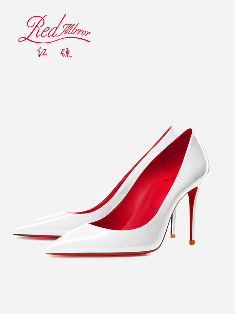 Nagi kolor Wysokie obcasy Czer – Women'S Shoes Red Bottoms recenzja i cena