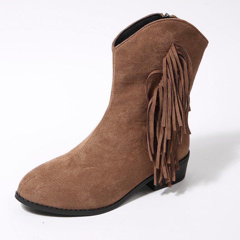 Damskie botki retro z frędzlam – Women'S Shoes Wide Width recenzja i cena