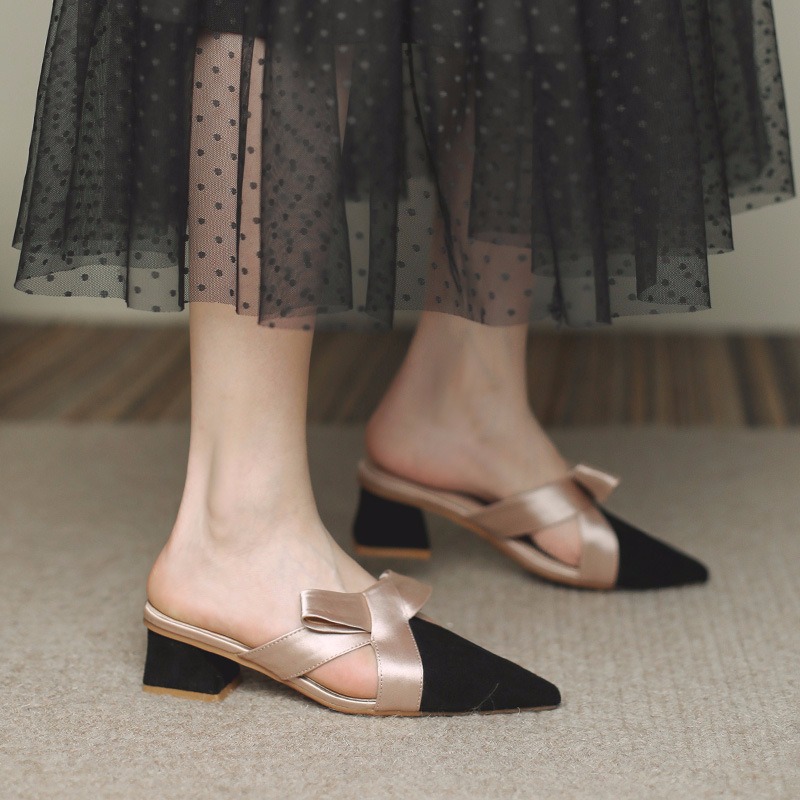 Nowe płaskie sandały z ostrym  – Slip On Mule Flat recenzja i cena